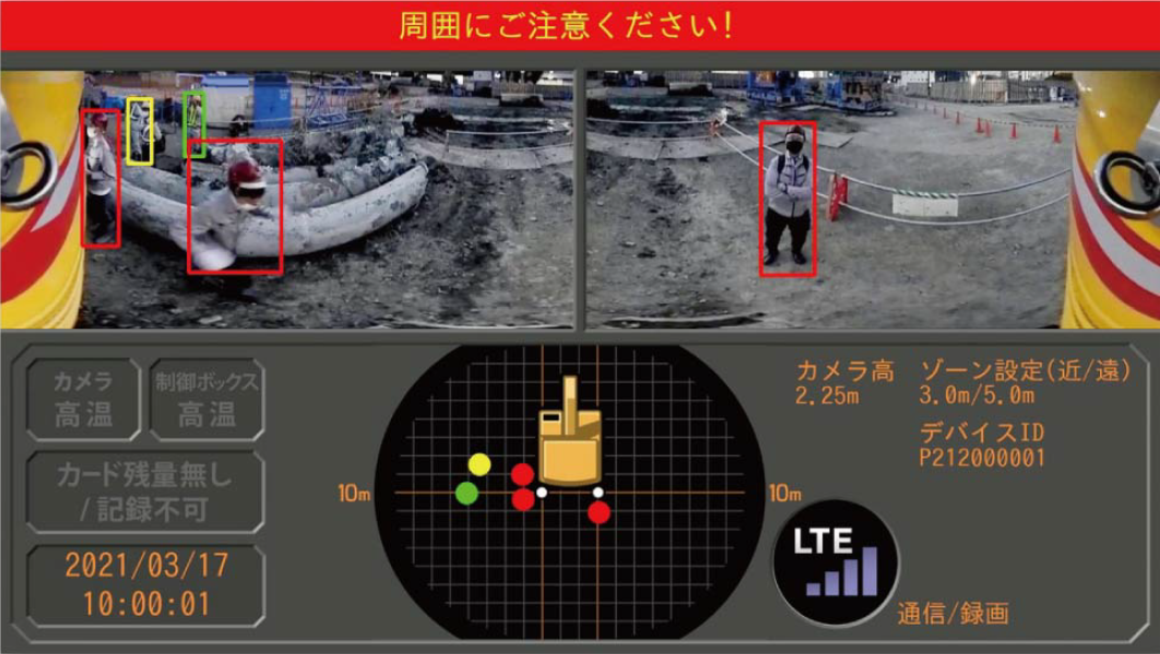 特徴・機能-多彩な警告方法